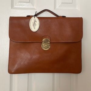 Brand New Boldrini Leather brief case